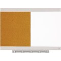 Quartet® Envi™ Combination Board, 23 x 17, Magnetic Dry-Erase/Cork, Aluminum