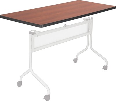 Safco® Impromptu® Rectangular Mobile Training Tabletop, Cherry, 48W x 24D (2065CY)