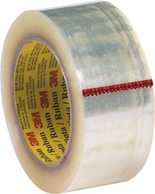 Scotch 371 Hot Melt Packing Tape, 2 x 110 Yds., Clear, 36/Carton (70006079266)