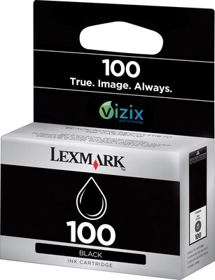 Lexmark 100 Black Ink Cartridge, Standard (14N0820)