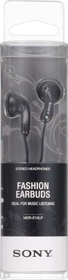 Sony MDR-E9LP Lightweight Earbuds, Black