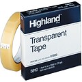 Highland™ Invisible Tape, Matte Finish, 1/2 x 72 yds., 1 Roll (MMM591012592)
