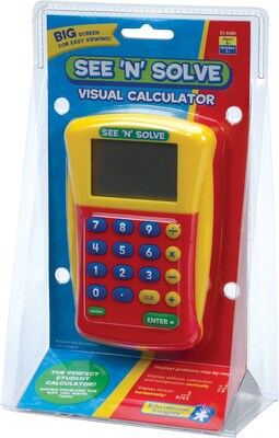 Educational Insights See n Solve Visual Calculator Class Pack, 12/Pk