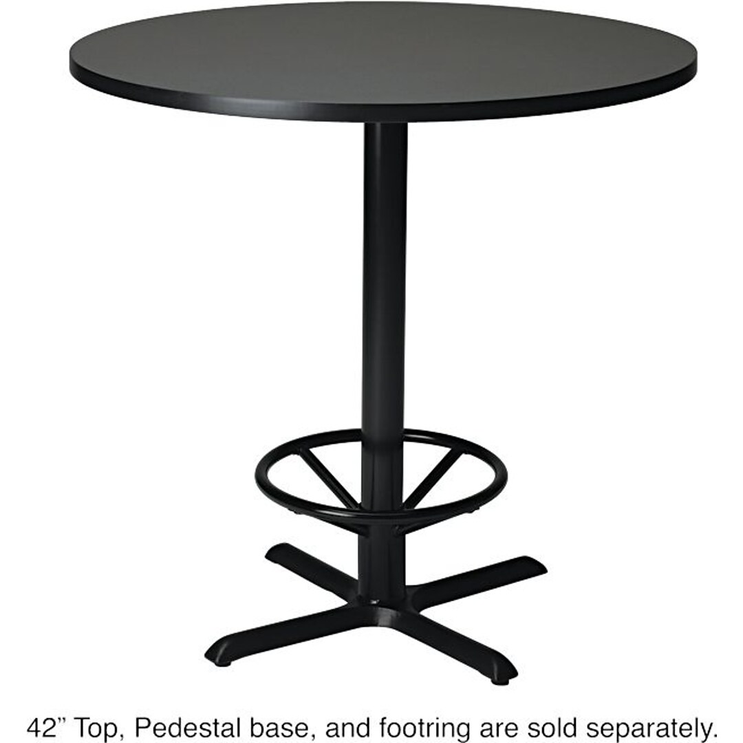 Safco Foot Ring For Bistro Tables Black 11 3 4 H X 18 Diameter Quill Com