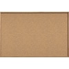 Ghent Natural Cork Bulletin Board with Wood Frame, 4H x 8W WK48