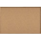 Ghent Natural Cork Bulletin Board with Wood Frame, 4'H x 8'W WK48 (WK48)