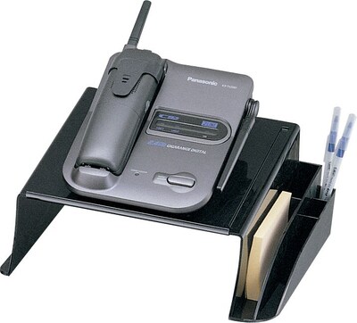 Black Plastic Desk Collections, Telephone Stand