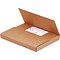 SI Products Easy-Fold Mailers, 11 1/8 x 8 5/8 x 2, Kraft, 50/Bundle (M1BKK)