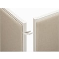 HON Verse QuickConnect Panel-to-Panel Connector, 90 Degrees, Light Gray Finish (BSXQC90GY)