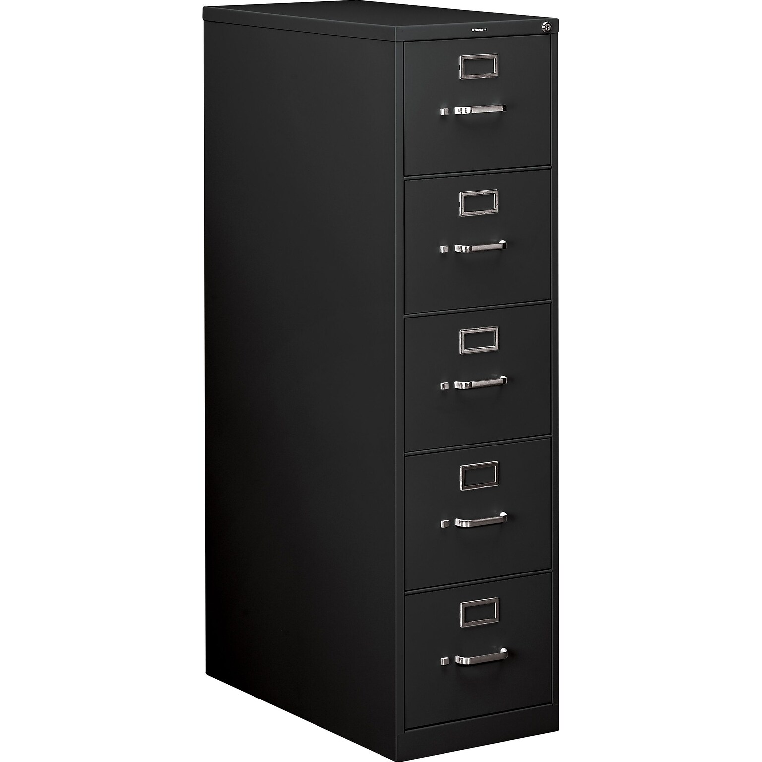 HON® 210 Series 5 Drawer Vertical File Cabinet, Legal, Black, 28D (HON215CPP)