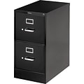 HON 510 Series 2 Drawer Vertical File Cabinet, Legal, Black, 25D (H512CPP)