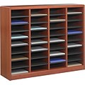 Safco E-Z Stort 36-Compartment Literature Organizers, 40, Cherry (9321CY)