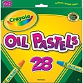 Crayola Oil Pastels, Hexagonal Shape, Assorted Colors, 28/Box (52-4628)