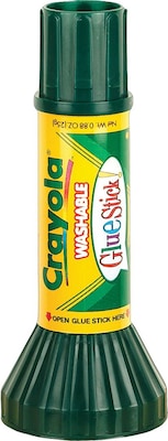 Crayola WashableRemovable Glue Sticks, .88 oz., Blue (561135)