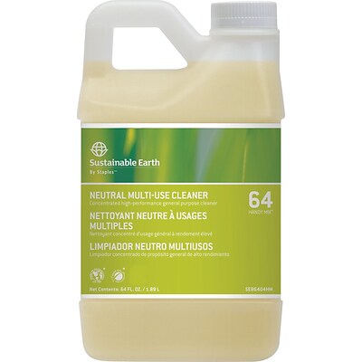 Sustainable Earth 64 Neutral All Purpose Cleaner, Handy Mix, 64 Oz.