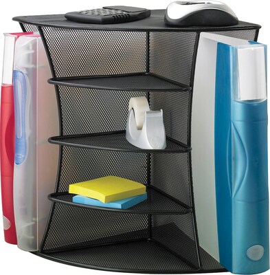 Safco® Onyx Mesh Corner Organizer