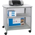 Safco 3-Shelf Metal Machine Stand, Gray (1858GR)