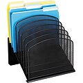 Safco® Onyx Mesh 8-Section Incline Organizer