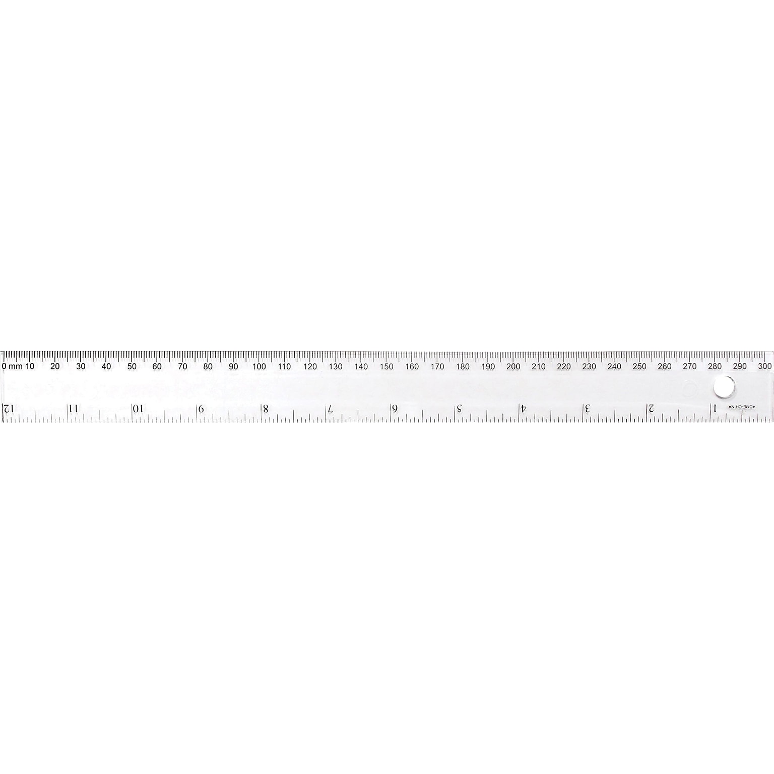 Quill Brand® School Rulers, 12, Clear Plastic