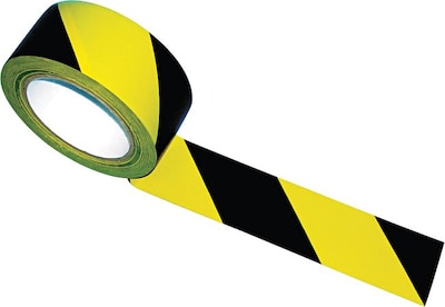 Tatco Hazard Marking Aisle Tape, 2 x 108 ft. Roll