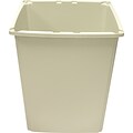Rubbermaid Glutton® Container Base, 56 Gallons, Cream, 31 1/8H x 22 3/4W x 25 1/2L