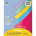 Array Recycled Designer Colored Paper, 24 lbs., 8.5 x 11, Assorted Colors, 500 Sheets/Ream (101346)