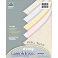 Array Recycled Colored Parchment Paper, 24 lbs., 8.5 x 11, Assorted Colors, 500 Sheets/Ream (PAC101079)