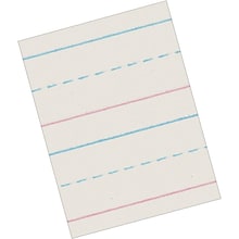 Pacon Zaner-Bloser Picture Story Paper, 12 x 18, 5/8 Ruled, White, 250 Sheets/Pack (PACZP2694)