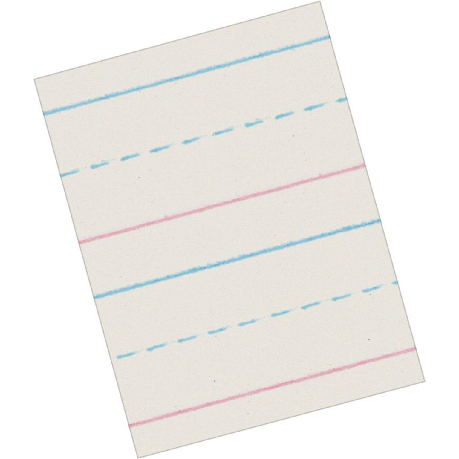 Pacon Zaner-Bloser Picture Story Paper, 12 x 18, 5/8 Ruled, White, 250 Sheets/Pack (PACZP2694)