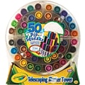 Crayola Pip-Squeaks Markers, Telescoping Marker Tower, 50/Count
