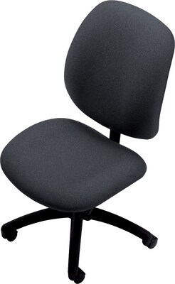Global Goal™ Armless Task Chair, Asphalt