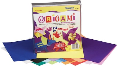 Pacon Origami Paper, Assorted Colors, 9H x 9W, 40 Sheets/Packk (72200)