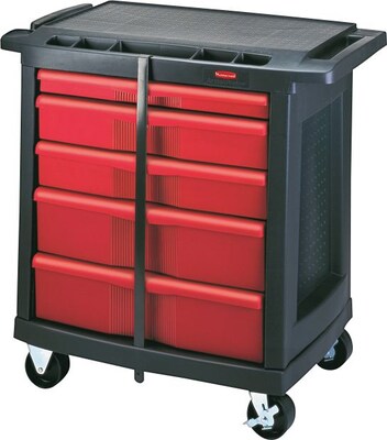 Rubbermaid 5-Drawer Mobile Workcenter (FG773488BLA)