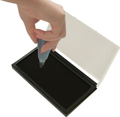 2000 Plus® Felt Stamp Pads, 2-3/4x4-1/4, Black, 12/Carton (090406-CT)