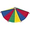 Champions Nylon Parachute with 12 Handles, Multicolored, 12 Diameter