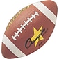 Champions Water-Resistant Rubber-Covered Sports Ball, Brown, 12" Intermediate Size Football