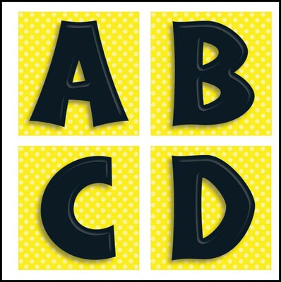 Carson-Dellosa QuickStick™ Letters, Black