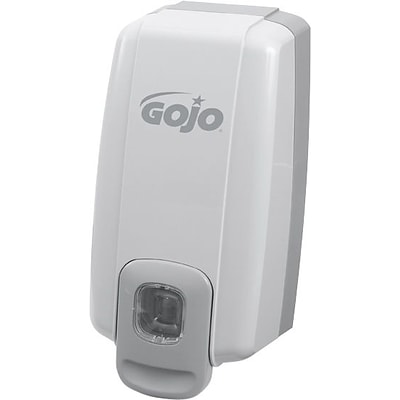 GOJO NXT Soap Dispenser, White/Gray, 10L x 5W x 4D
