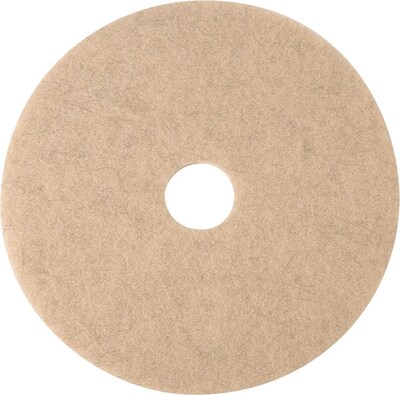 3M Burnishing Pad, Natural Blend Tan Pad 3500, 27, 5/Ct | Quill