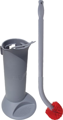 Unger Ergo Toilet Bowl Brush Holder, Gray (BBWHR)