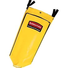 Rubbermaid Commercial Cleaning Cart Replacement Bag, Yellow Vinyl, 34 gal. Capacity (1966881)