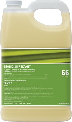 Staples® #66 Disinfectant and Sanitizer, Quick Mix , 1 Gallon