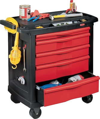 Rubbermaid 5-Drawer Mobile Workcenter (FG773488BLA)