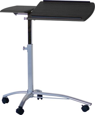 Safco Mobile Laptop/PC Caddy with Lockable Wheels, Charcoal Gray (MLN950ANT)
