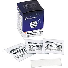 First Aid Only Smart Compliance Refill Cleansing Pads, Antiseptic Wipes, 240/Carton (FAE-4002)