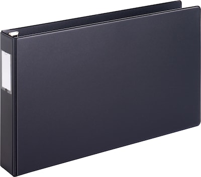 Cardinal EasyOpen 2 3-Ring Non-View Binder, D-Ring, Black (12132V3)