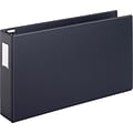 Cardinal EasyOpen Tabloid Slant-D Reference Heavy Duty 3 3-Ring Non-View Binders, D-Ring, Black (12
