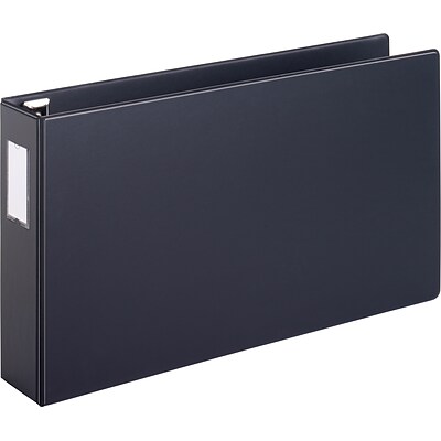 3 Inch Capacity Cardinal by TOPS Products EasyOpen Tabloid 11 x 17 Inch Locking Slant D-Ring Binder with Label Holder 12142 Black