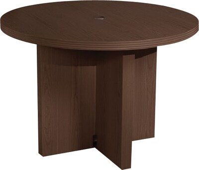 Safco Aberdeen Round Table, Mocha, 29 1/2H x 42 Diameter (ACTR42LDC)