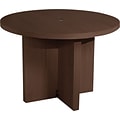 Safco Aberdeen Round Table, Mocha, 29 1/2H x 42 Diameter (ACTR42LDC)